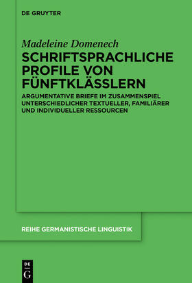 Domenech |  Schriftsprachliche Profile von Fünftklässlern | Buch |  Sack Fachmedien