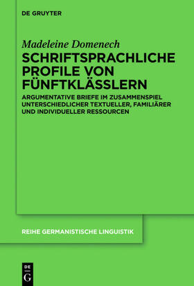 Domenech |  Schriftsprachliche Profile von Fünftklässlern | eBook | Sack Fachmedien