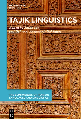 Ido / Mahmoodi-Bakhtiari / Ito |  Tajik Linguistics | Buch |  Sack Fachmedien