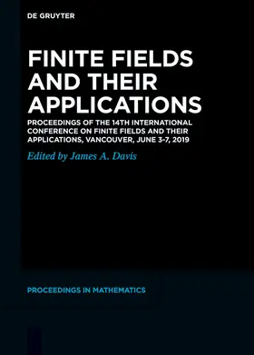 Davis |  Finite Fields and their Applications | Buch |  Sack Fachmedien