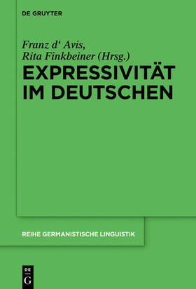 Finkbeiner / Avis |  Expressivität im Deutschen | Buch |  Sack Fachmedien