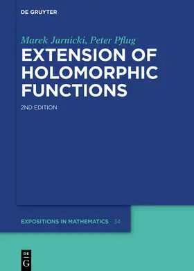 Jarnicki / Pflug |  Extension of Holomorphic Functions | Buch |  Sack Fachmedien