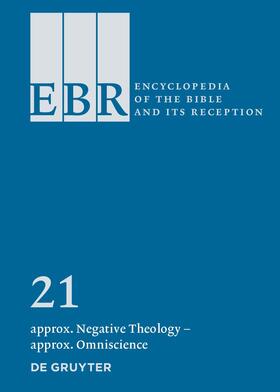 Furey / Gemeinhardt / LeMon | Encyclop. Bible + Reception (EBR)/approx. Negative Theology | Buch | 978-3-11-062827-2 | sack.de