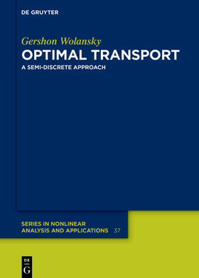 Wolansky |  Optimal Transport | Buch |  Sack Fachmedien