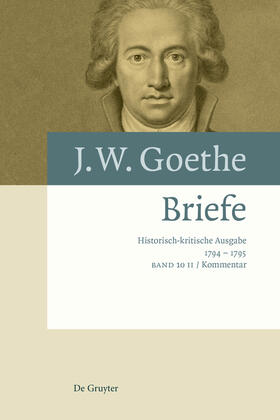 Eckle / Kurscheidt / Goethe |  Johann Wolfgang Goethe Briefe 1794-1795 | Buch |  Sack Fachmedien