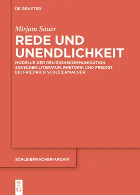 Sauer |  Rede und Unendlichkeit | Buch |  Sack Fachmedien