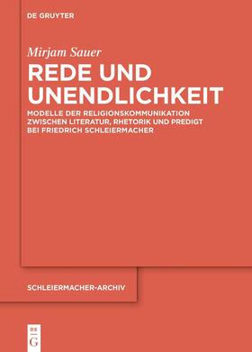 Sauer |  Rede und Unendlichkeit | eBook | Sack Fachmedien