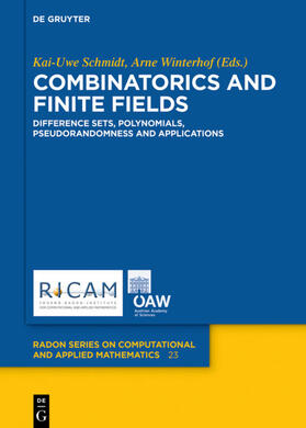 Schmidt / Winterhof |  Combinatorics and Finite Fields | Buch |  Sack Fachmedien