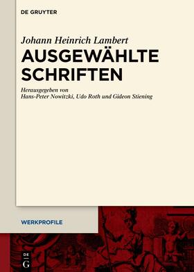 Nowitzki / Roth / Stiening |  Johann Heinrich Lambert: Ausgewählte Schriften | Buch |  Sack Fachmedien