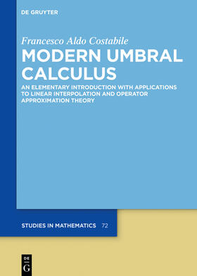 Costabile |  Modern Umbral Calculus | Buch |  Sack Fachmedien