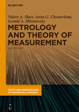Slaev / Chunovkina / Mironovsky |  Metrology and Theory of Measurement | eBook | Sack Fachmedien