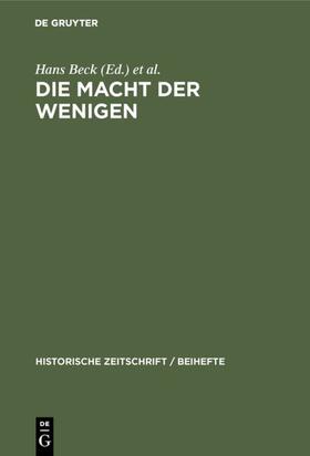 Beck / Scholz / Walter | Die Macht der Wenigen | E-Book | sack.de