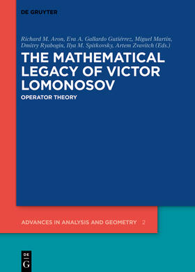 Aron / Gallardo Gutiérrez / Martin |  The Mathematical Legacy of Victor Lomonosov | Buch |  Sack Fachmedien