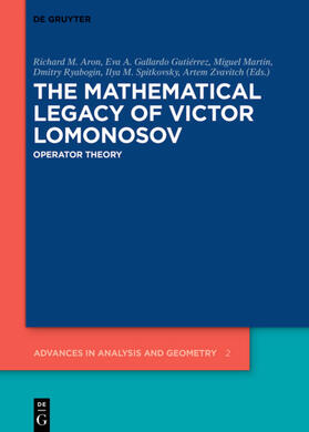 Aron / Gallardo Gutiérrez / Martin |  The Mathematical Legacy of Victor Lomonosov | eBook | Sack Fachmedien