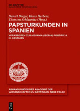 Berger / Herbers / Schlauwitz |  Papsturkunden in Spanien | eBook | Sack Fachmedien