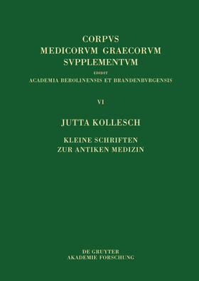 Kollesch |  Kleine Schriften zur antiken Medizin | eBook | Sack Fachmedien