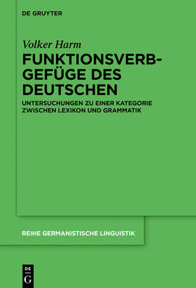 Harm | Funktionsverbgefüge des Deutschen | E-Book | sack.de
