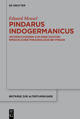 Meusel |  Pindarus Indogermanicus | Buch |  Sack Fachmedien