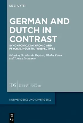 Vogelaer / Koster / Leuschner |  German and Dutch in Contrast | Buch |  Sack Fachmedien