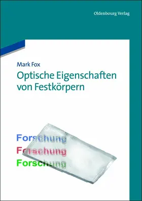 Fox |  Optische Eigenschaften von Festkörpern | eBook | Sack Fachmedien