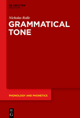 Rolle |  Grammatical Tone | Buch |  Sack Fachmedien