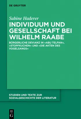 Haderer |  Individuum und Gesellschaft bei Wilhelm Raabe | eBook | Sack Fachmedien