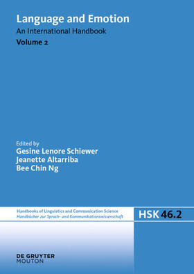 Schiewer / Altarriba / Ng |  Language and Emotion. Volume 2 | Buch |  Sack Fachmedien