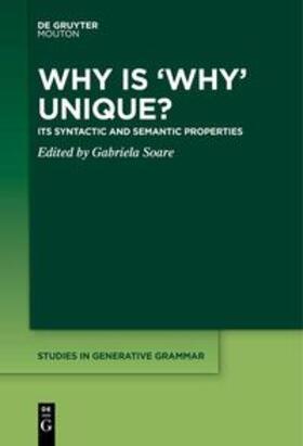 Soare |  Why is ‘Why’ Unique? | eBook | Sack Fachmedien