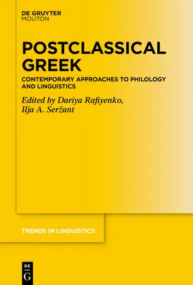 Seržant / Rafiyenko |  Postclassical Greek | Buch |  Sack Fachmedien