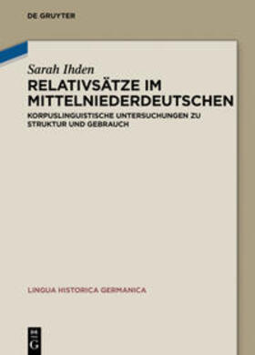 Ihden |  Relativsätze im Mittelniederdeutschen | eBook | Sack Fachmedien