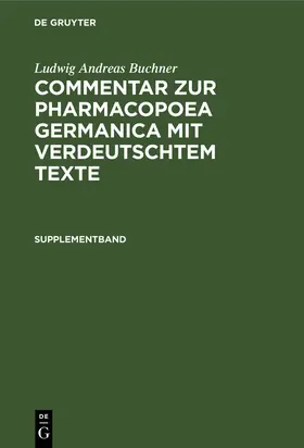 Buchner |  Supplementband | eBook | Sack Fachmedien