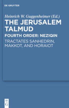 Guggenheimer |  Tractates Sanhedrin, Makkot, and Horaiot | Buch |  Sack Fachmedien