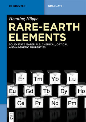 Höppe |  Rare-Earth Elements | Buch |  Sack Fachmedien