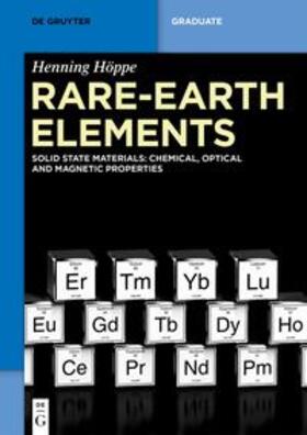 Höppe |  Rare-Earth Elements | eBook | Sack Fachmedien