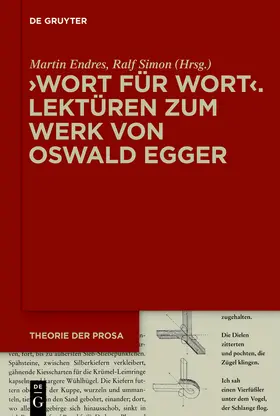 Endres / Simon |  ›Wort für Wort‹ – Lektüren zum Werk von Oswald Egger | Buch |  Sack Fachmedien