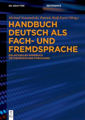 Szurawitzki / Wolf-Farré |  Handbuch Deutsch als Fach- und Fremdsprache | Buch |  Sack Fachmedien