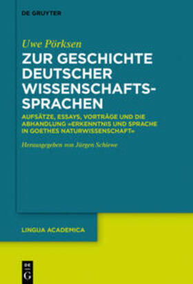 Pörksen / Schiewe | Zur Geschichte deutscher Wissenschaftssprachen | E-Book | sack.de