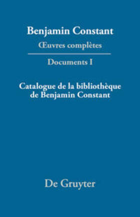 Kloocke |  Catalogue de la bibliothèque de Benjamin Constant | eBook | Sack Fachmedien