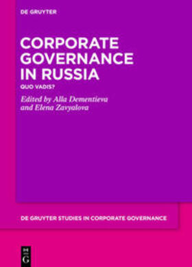 Dementieva / Zavyalova |  Corporate Governance in Russia | eBook | Sack Fachmedien