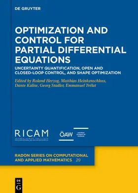 Herzog / Heinkenschloss / Kalise |  Optimization and Control for Partial Differential Equations | Buch |  Sack Fachmedien