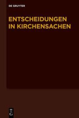 Hering / Lentz / Muckel |  Entscheidungen in Kirchensachen seit 1946 / 1.7.2017-31.12.2017 | eBook | Sack Fachmedien