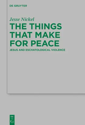 Nickel |  The Things that Make for Peace | Buch |  Sack Fachmedien