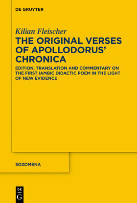 Fleischer |  The Original Verses of Apollodorus’ ›Chronica‹ | Buch |  Sack Fachmedien
