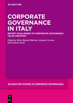 Bianchi Martini / Corvino / Doni |  Corporate Governance in Italy | Buch |  Sack Fachmedien