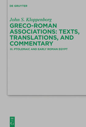 Kloppenborg |  Ptolemaic and Early Roman Egypt | Buch |  Sack Fachmedien