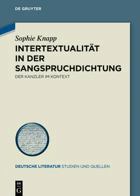 Knapp |  Intertextualität in der Sangspruchdichtung | Buch |  Sack Fachmedien