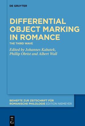 Kabatek / Obrist / Wall | Differential Object Marking in Romance | E-Book | sack.de