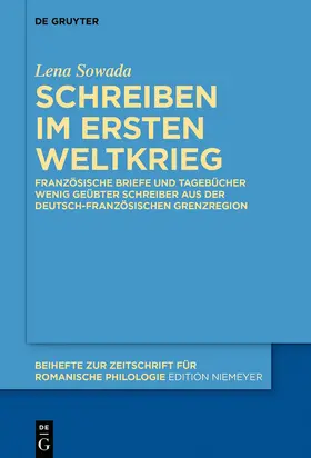 Sowada |  Schreiben im Ersten Weltkrieg | eBook | Sack Fachmedien