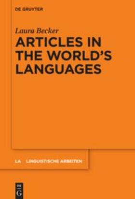 Becker |  Articles in the World’s Languages | eBook | Sack Fachmedien