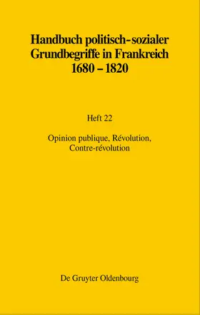 Leonhard / Lüsebrink |  Opinion publique, Révolution, Contre-révolution | Buch |  Sack Fachmedien